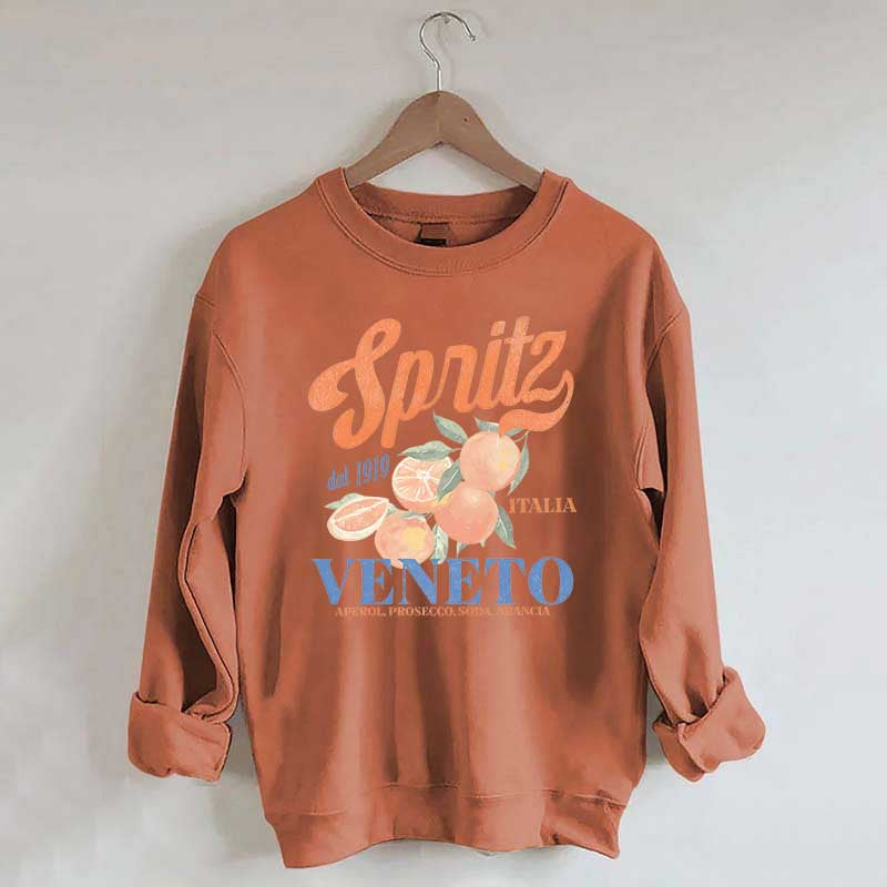 Spritz Italian Cocktail Aperitivo Sweatshirt