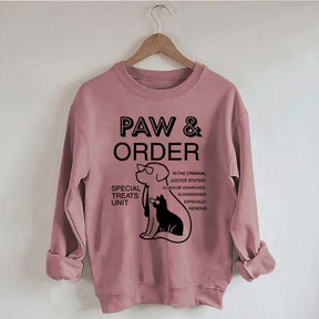 Paw And Order Fur Mama Sweatshirt