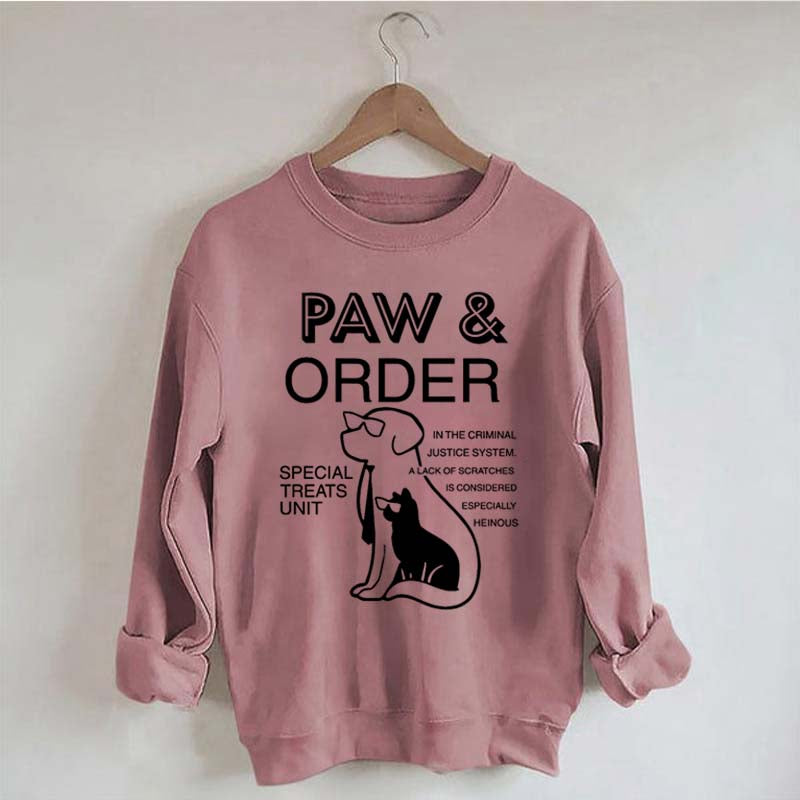 Paw And Order Fur Mama Sweatshirt