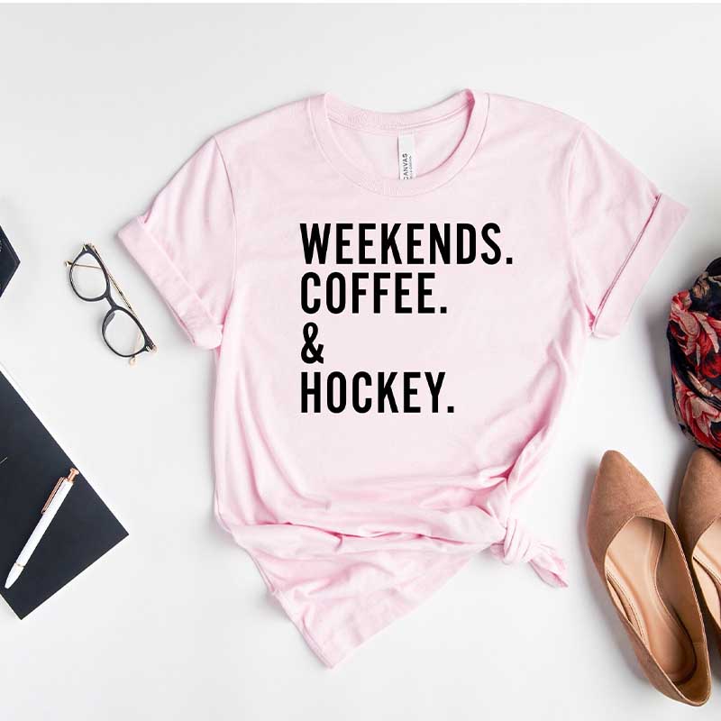 Weekends Coffee And Hockey T-Shirt