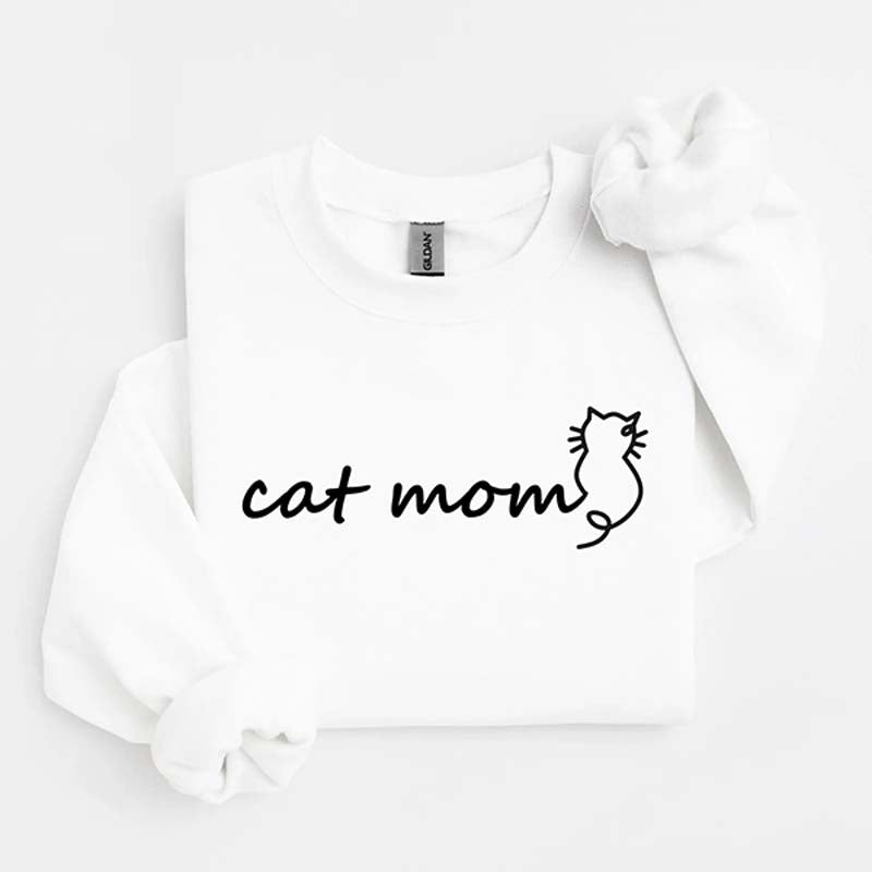 Cute Cat Mom Mommy Lover Sweatshirt
