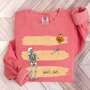 Funny Skeleton Lost Balloon Sweatshirt