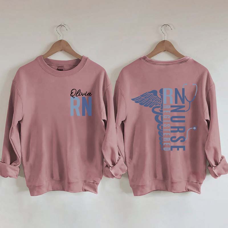 Personalized Registered Nurse Sweatshirt