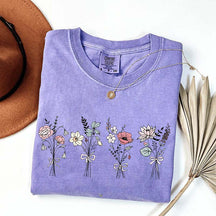 Floral Coquette Bow Ladies T-Shirt