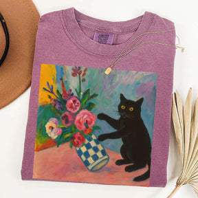 Comfort Colors Cat Artist T-Shirt