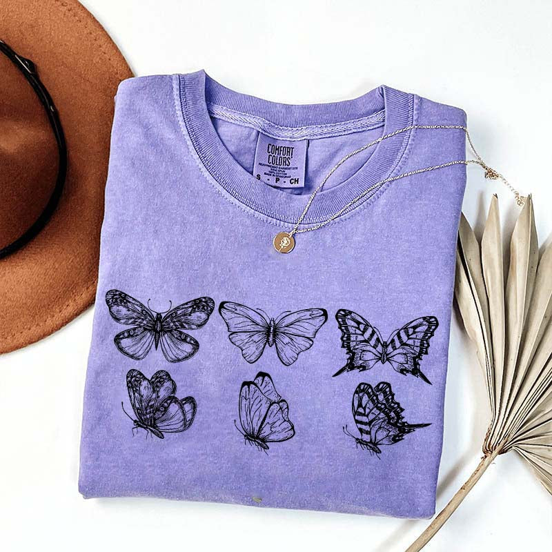 Dark Cottagecore Butterfly T-Shirt