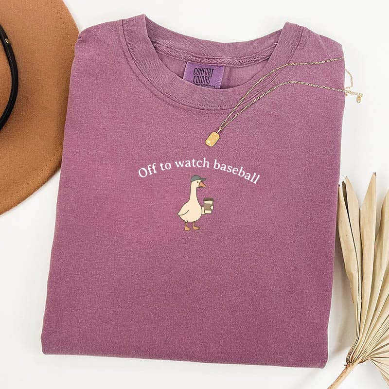 Funny Baseball Goose T-Shirt