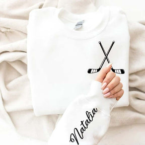 Personalized Hockey Name Sweatshirt