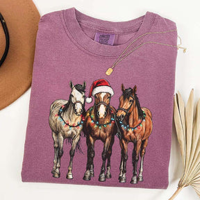 Horse Lover Christmas T-Shirt
