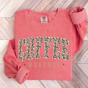 Retro Coffee Weather Lover Sweatshirt