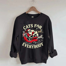 Christmas Cats For Everybody Sweatshirt