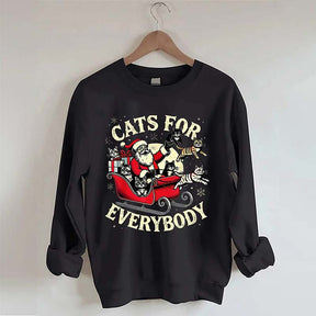 Christmas Cats For Everybody Sweatshirt