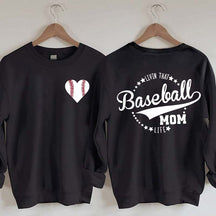 Heart & Baseball Sweatshirt