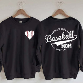 Heart & Baseball Sweatshirt