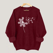 Dandelion Tennis Racket Minimalist Sweatshirt