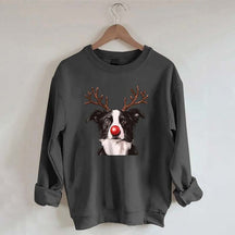 Border Collie Christmas Sweatshirt