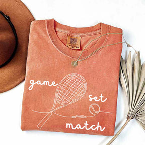 Tennis Game Set Match T-Shirt