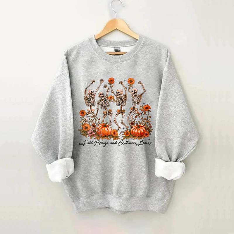 Fall Breeze and Autumn Leaves Sweatshirt