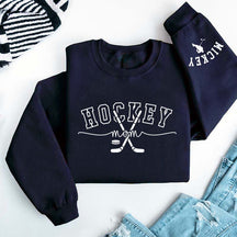 Hockey Mom Kids Name Sweatshirt