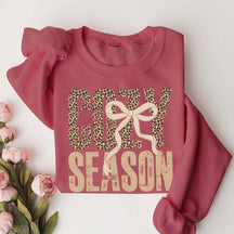 Leopard Fall Cozy Season Sweatshirt