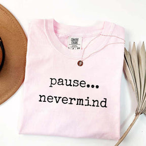 Pause Nevermind Mahjong T-Shirt
