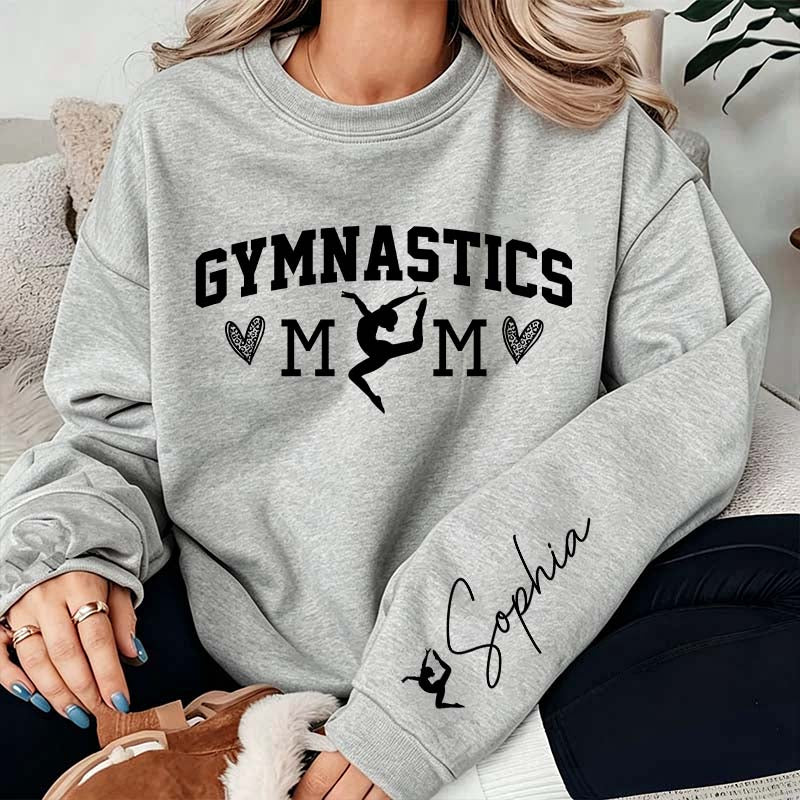 Personalized Gymnastics Mom Sweatshirt