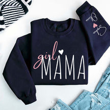 Personalized Girl Mama Sweatshirt
