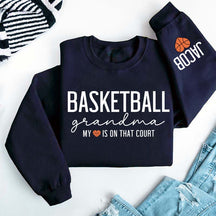 Personalized Nana Basketball Grandma Sweatshirt