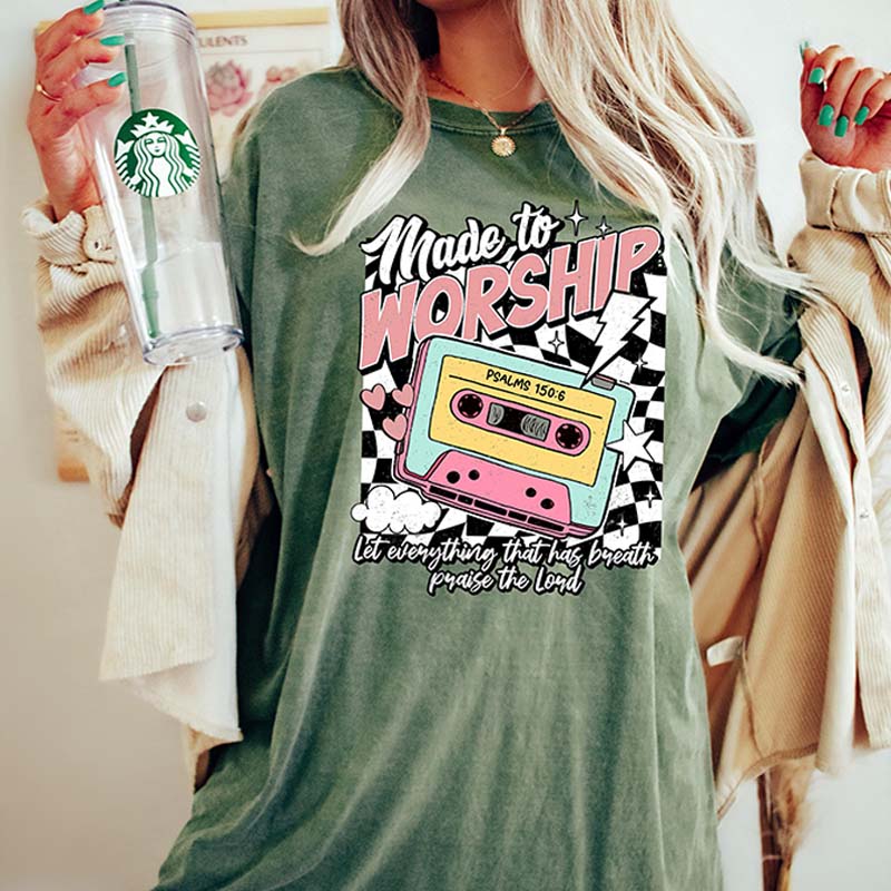 Made To Worship Religous T-Shirt