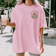 Comfort Colors Support Public Libraries Bookworm T-Shirt