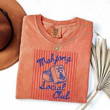 Mahjong Social Club Funny T-Shirt