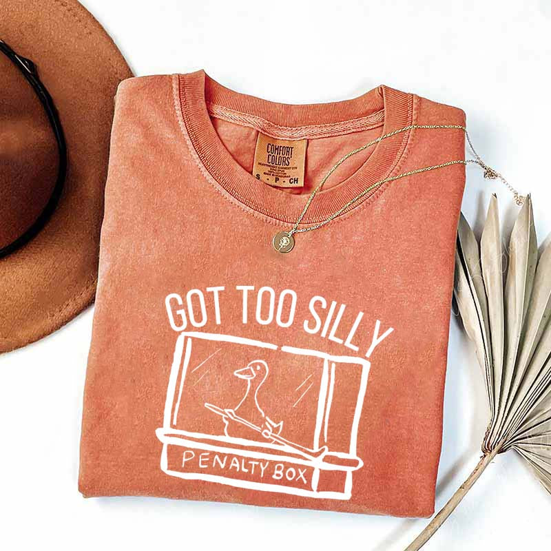 Hockey Got Too Silly Penalty Box T-Shirt