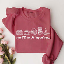 Coffee & Books Booktrovert Sweatshirt