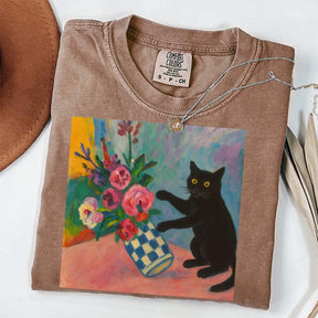 Comfort Colors Cat Artist T-Shirt