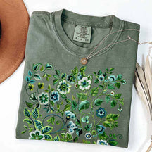 Pressed Flowers Comfort Colors T-Shirt