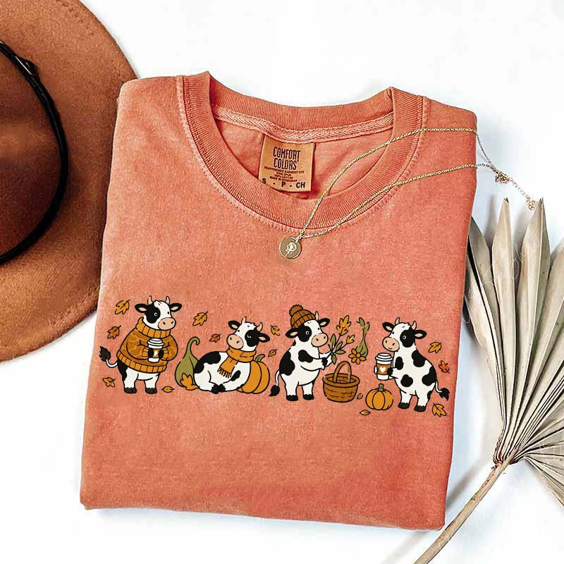 Pumpkin Patch Cozy Season Fall October T-Shirt