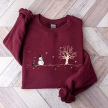 Let It Snow Snowman Sweatshirt