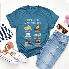 Things I Do In My Spare Time Book Cute T-Shirt