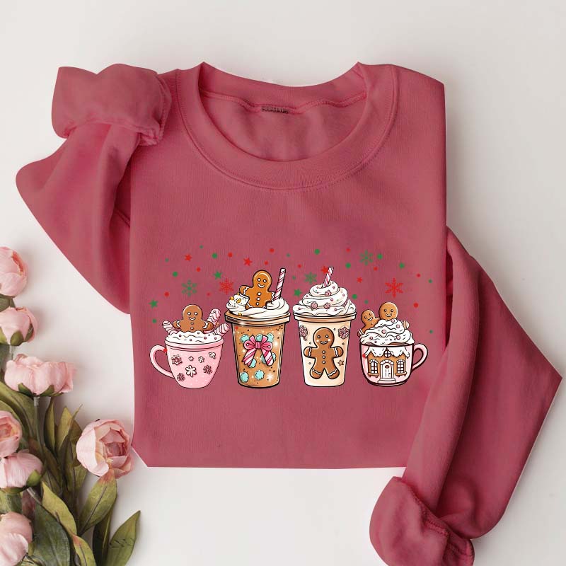 Gingerbread Christmas Coffee Cute Sweatshirt