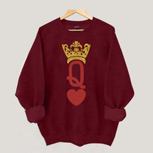 Queen Of Hearts Sweatshirt