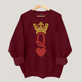 Queen Of Hearts Sweatshirt