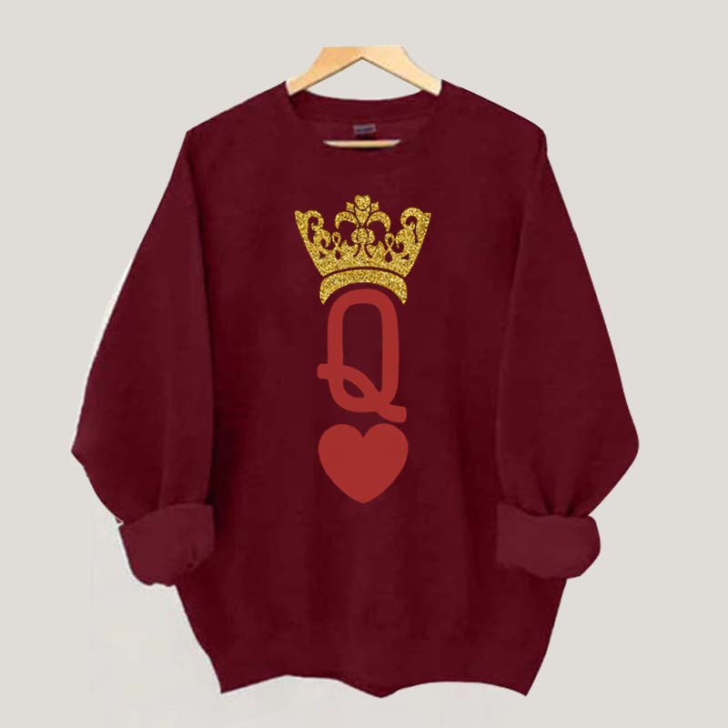 Queen Of Hearts Sweatshirt