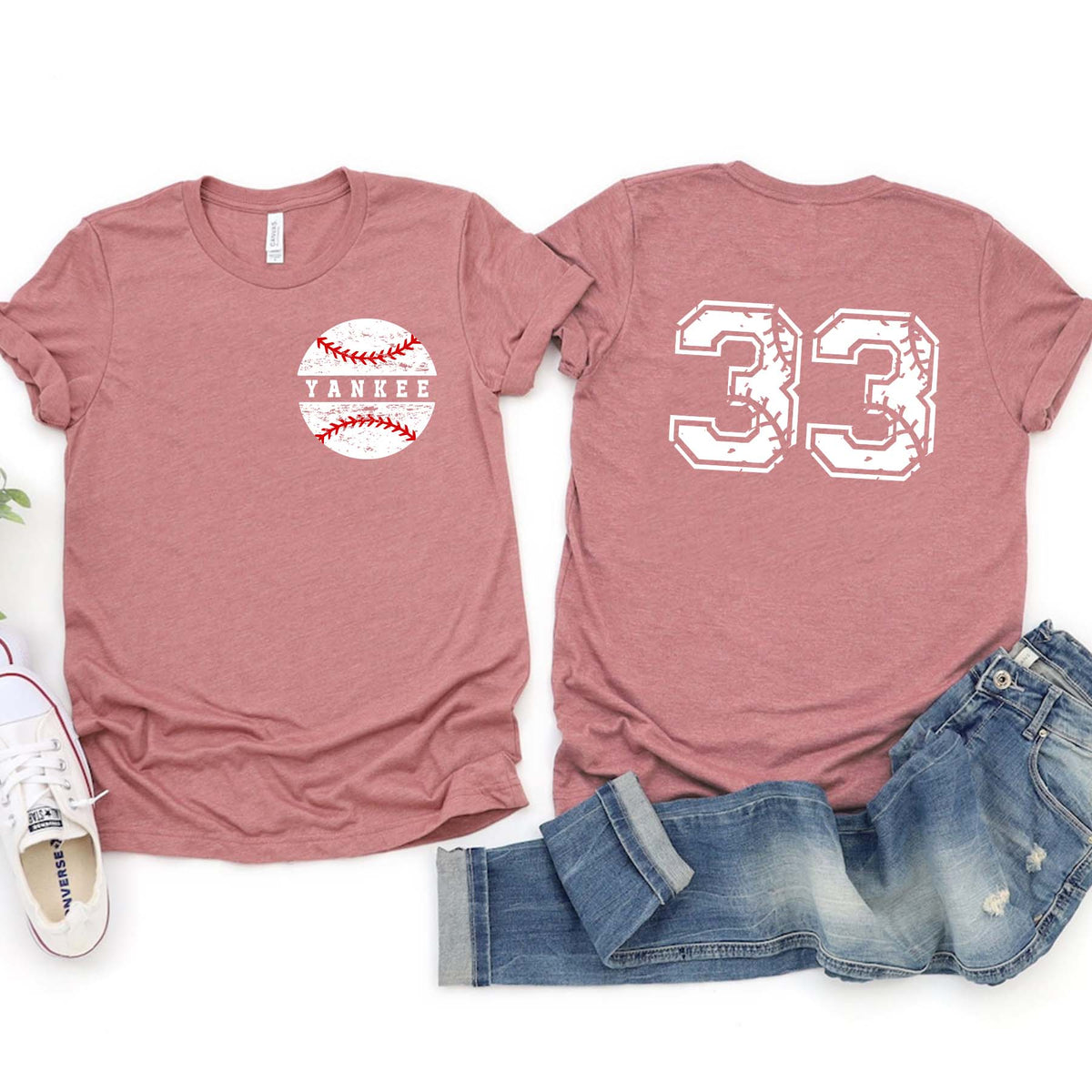 Personalized baseball Number & Name T-Shirt