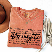 It's Okay Inspirational T-Shirt
