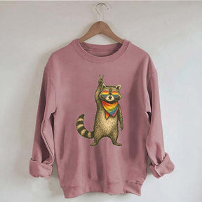 Raccoon Pride LGBT Sweatshirt