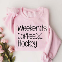 Funny Weekend Coffe Hockey Lover Sweatshirt