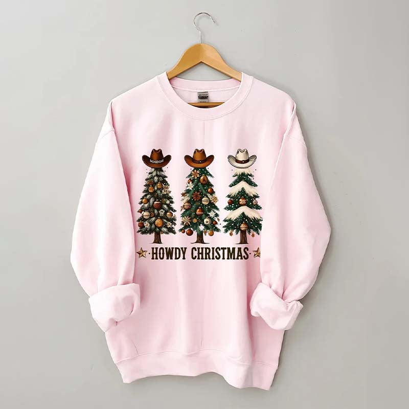 Western Christmas Tree Sweatshirt