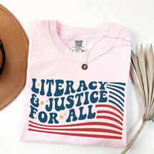 Literacy And Justice For All T-Shirt
