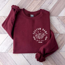Custom Book Name Sweatshirt