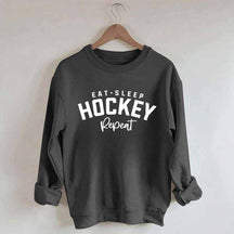 Eat Sleep Hockey Repeat Sweatshirt